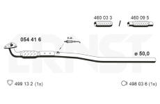 Výfuková trubka ERNST 054416