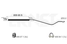 Stredni tlumic vyfuku ERNST 055055