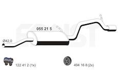 Zadni tlumic vyfuku ERNST 055215