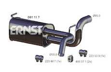 Zadní tlumič výfuku ERNST 061117
