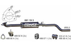 Střední tlumič výfuku ERNST 061193