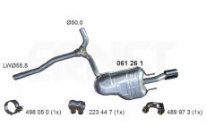 Zadní tlumič výfuku ERNST 061261
