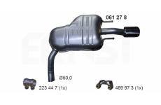 Zadní tlumič výfuku ERNST 061278