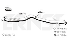 Výfuková trubka ERNST 061537