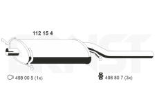 Zadni tlumic vyfuku ERNST 112154