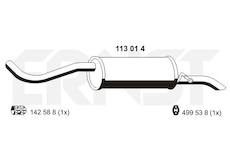 Zadní tlumič výfuku ERNST 113014