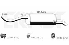 Zadni tlumic vyfuku ERNST 113045