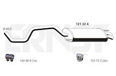 Zadni tlumic vyfuku ERNST 121224