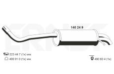 Zadni tlumic vyfuku ERNST 140249