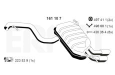 Zadní tlumič výfuku ERNST 161107