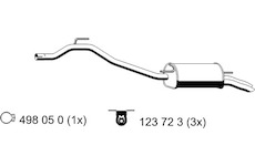 Zadní tlumič výfuku ERNST 177047