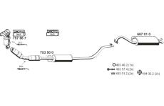 Výfukový systém ERNST 180043