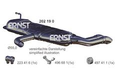Zadní tlumič výfuku ERNST 202190