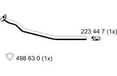 Výfuková trubka ERNST 243445