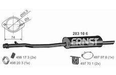 Zadní tlumič výfuku ERNST 283106