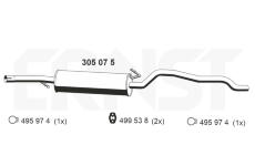 Střední tlumič výfuku ERNST 305075