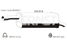 Zadní tlumič výfuku ERNST 313216