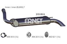 Zadní tlumič výfuku ERNST 315098