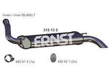 Zadní tlumič výfuku ERNST 315135