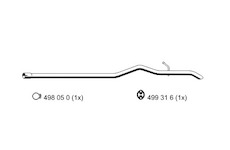 Výfuková trubka ERNST 331418