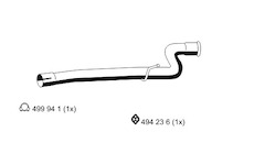 Výfuková trubka ERNST 331579