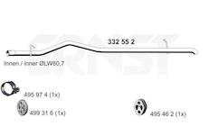 Výfuková trubka ERNST 332552
