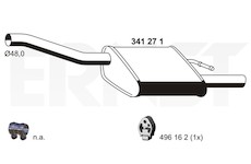 Zadni tlumic vyfuku ERNST 341271