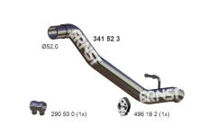 Výfuková trubka ERNST 341523