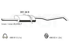 Zadni tlumic vyfuku ERNST 351249