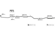 Výfukový systém ERNST 360573