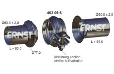 Opravná sada, výfukové potrubí ERNST 463096