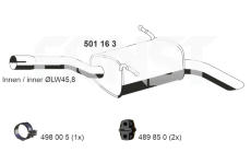 Zadni tlumic vyfuku ERNST 501163