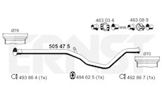 Výfuková trubka ERNST 505475