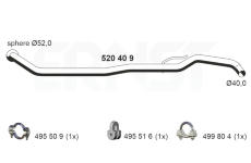 Výfuková trubka ERNST 520409