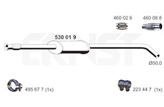 Stredni tlumic vyfuku ERNST 530019