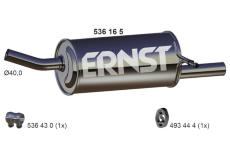 Zadní tlumič výfuku ERNST 536165