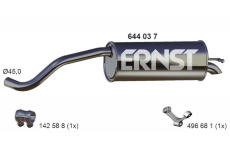 Zadní tlumič výfuku ERNST 644037