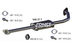 Střední tlumič výfuku ERNST 646277