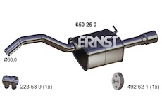 Zadní tlumič výfuku ERNST 650250