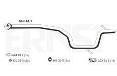 Výfuková trubka ERNST 650441