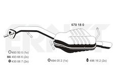 Zadni tlumic vyfuku ERNST 670180