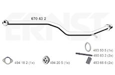 Výfuková trubka ERNST 670432