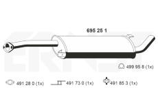 Stredni tlumic vyfuku ERNST 695251