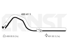 Výfuková trubka ERNST 695411