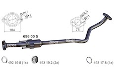 Stredni tlumic vyfuku ERNST 696005