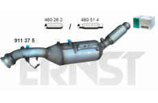 Filtr pevnych castic, vyfukovy system ERNST 911375