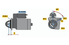 Startér BOSCH 0 001 106 023