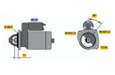 Startér BOSCH 0 986 019 910