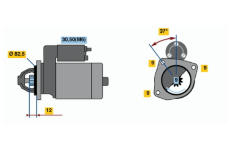 Startér BOSCH 0 001 108 234