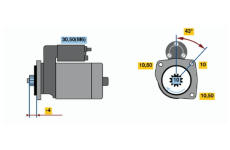 Startér BOSCH 0 001 121 422